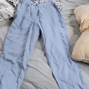 notPERFECTLINEN pants genova ice blue